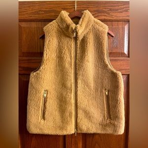 J. Crew Faux Fur Teddy Vest